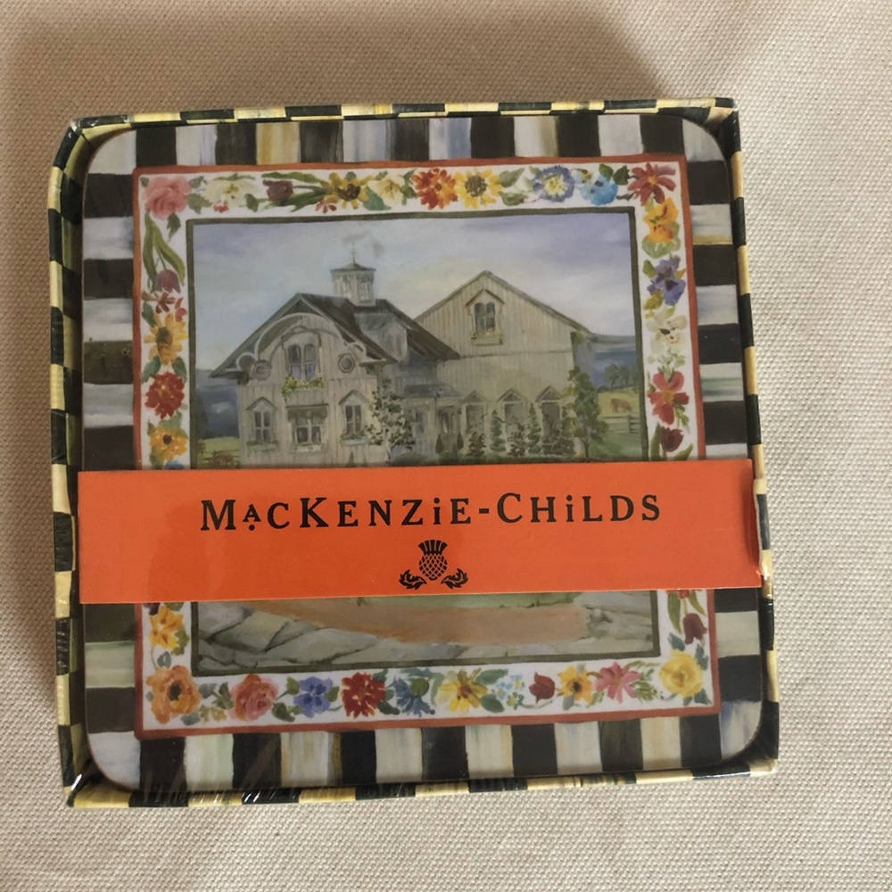 MacKenzie-Childs Farmhouse Coasters